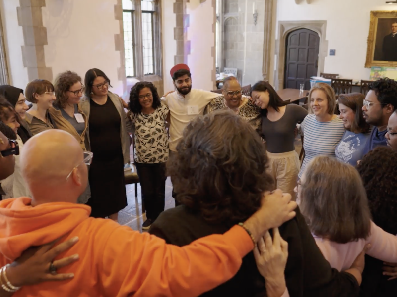 People in a circle